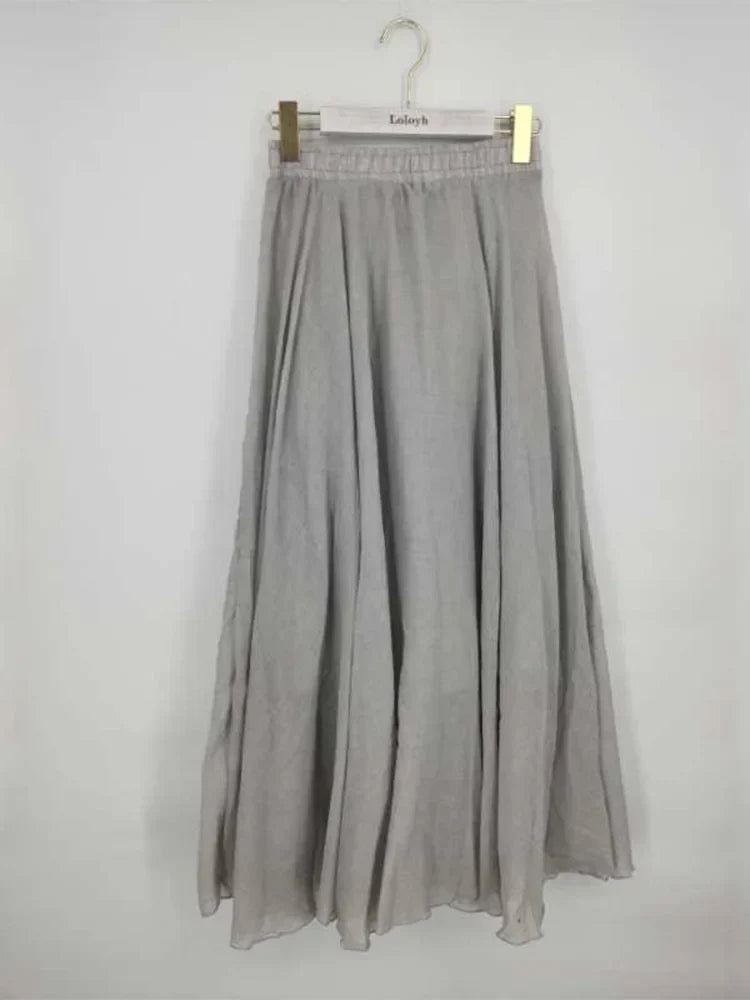 Petra | Luftiger Maxi-Rock mit Hoher Taille - Elle Zürich