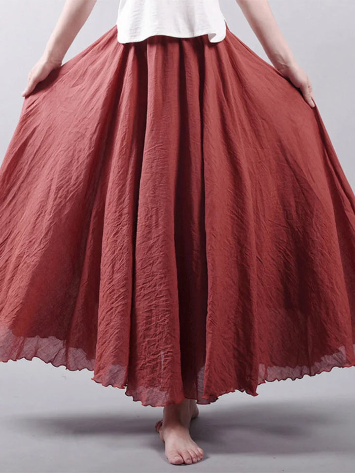 Petra | Luftiger Maxi-Rock mit Hoher Taille - Elle Zürich