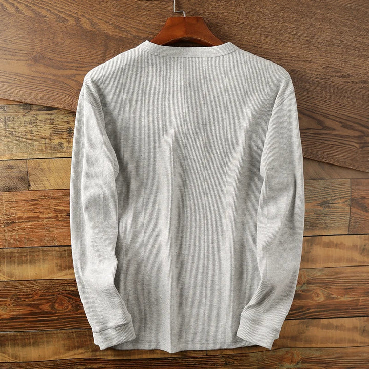 Emil | Herren Freizeit-Henleyshirt mit langen Ärmeln - Elle Zürich