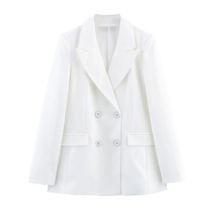 Maria | Schickes Formelles Anzugset mit Tailliertem Langen Blazer für Damen