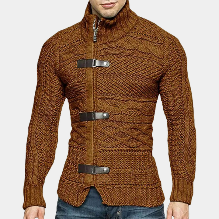 Daniel | Herren Strick-Cardigan mit Knebelverschluss - Elle Zürich