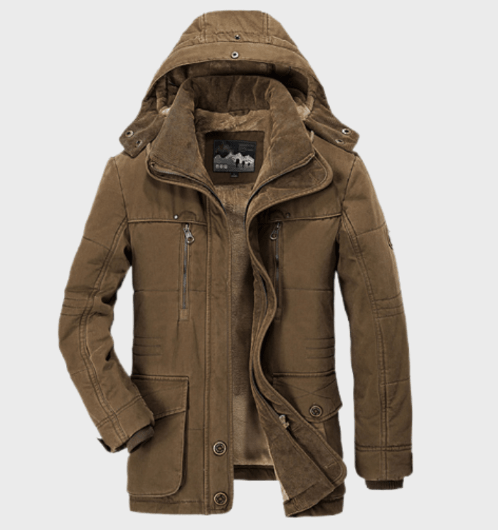 David | Herren Winterjacke mit Kapuze und Futter - Elle Zürich