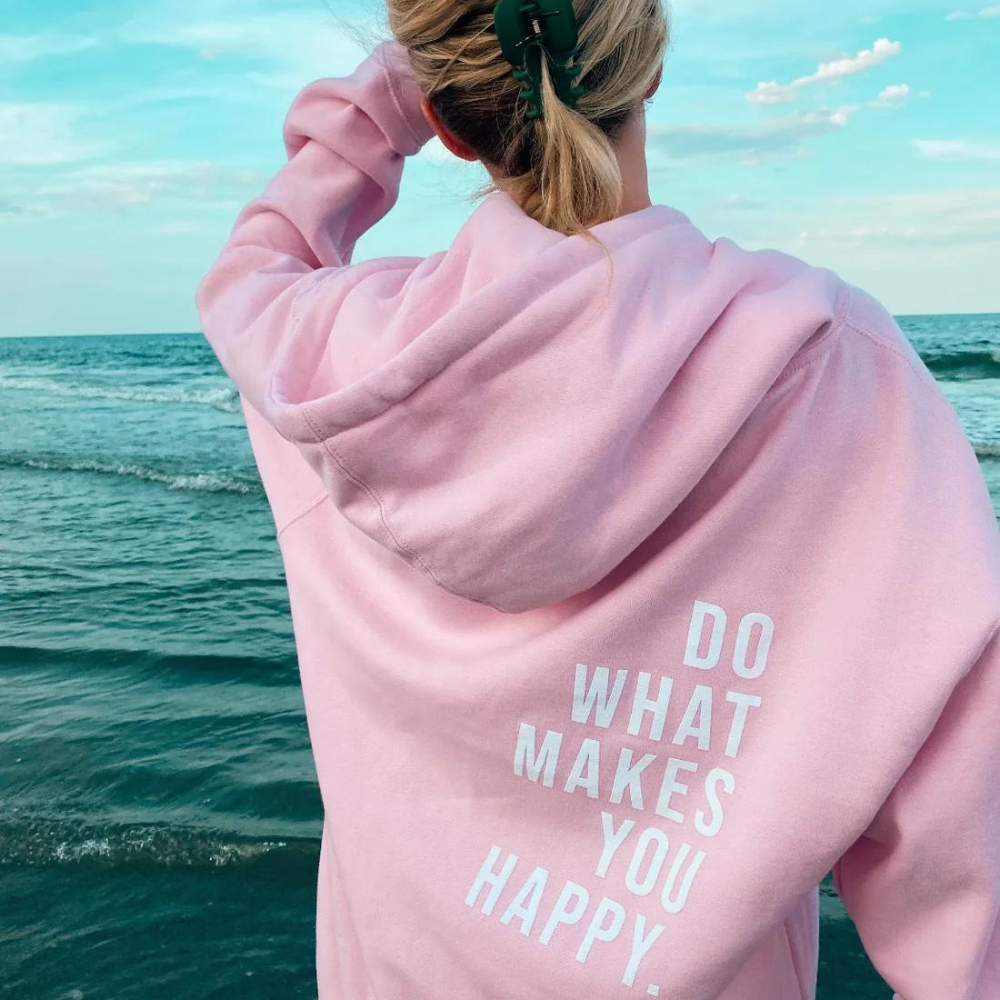 Isabella | Trendiger Bedruckter Kapuzenpullover - Elle Zürich