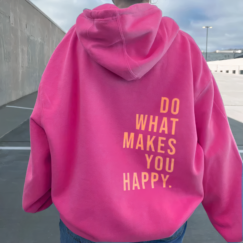 Isabella | Trendiger Bedruckter Kapuzenpullover - Elle Zürich