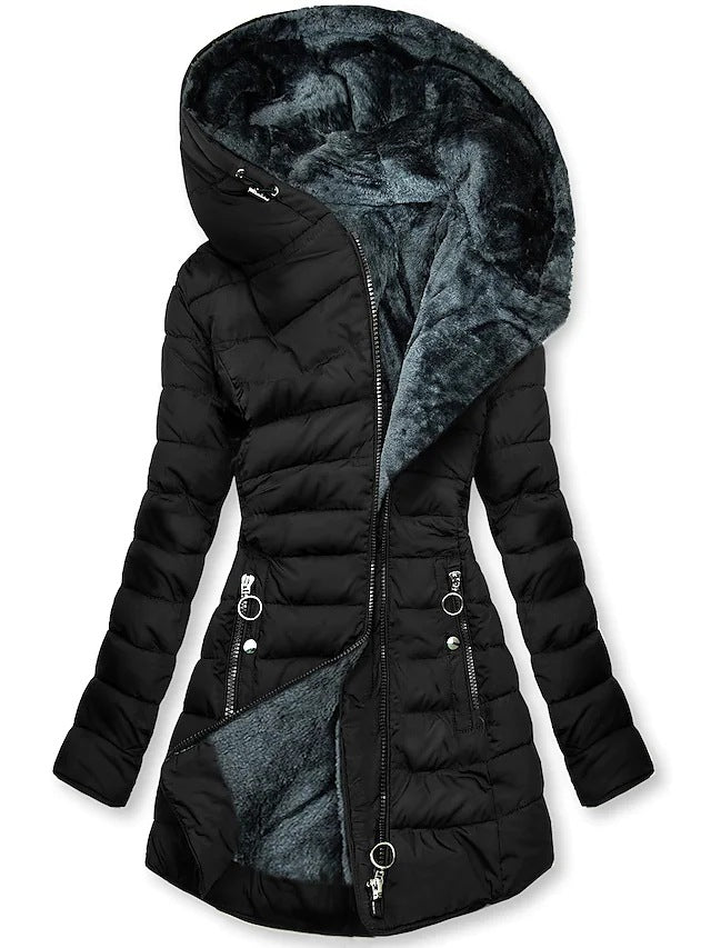 Anela - Luxe Comfortabele Winterjas Voor Vrouwen - Elle Zürich