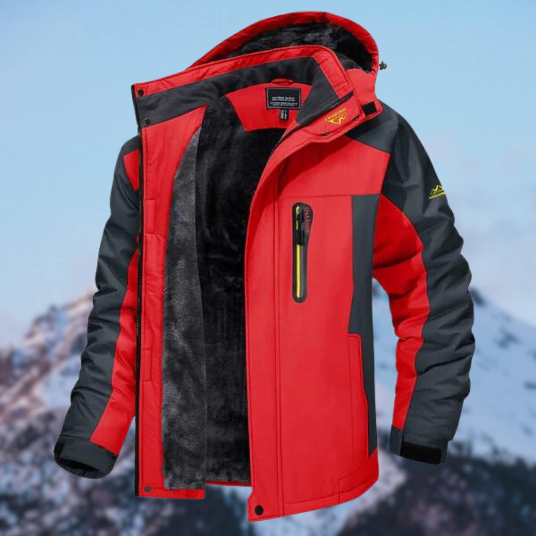 Udo | Men’s Winter Hiking Jacket with Adjustable Hood - Elle Zürich