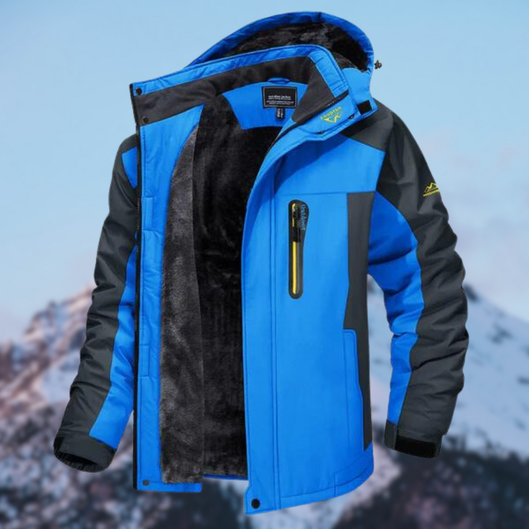 Udo | Men’s Winter Hiking Jacket with Adjustable Hood - Elle Zürich