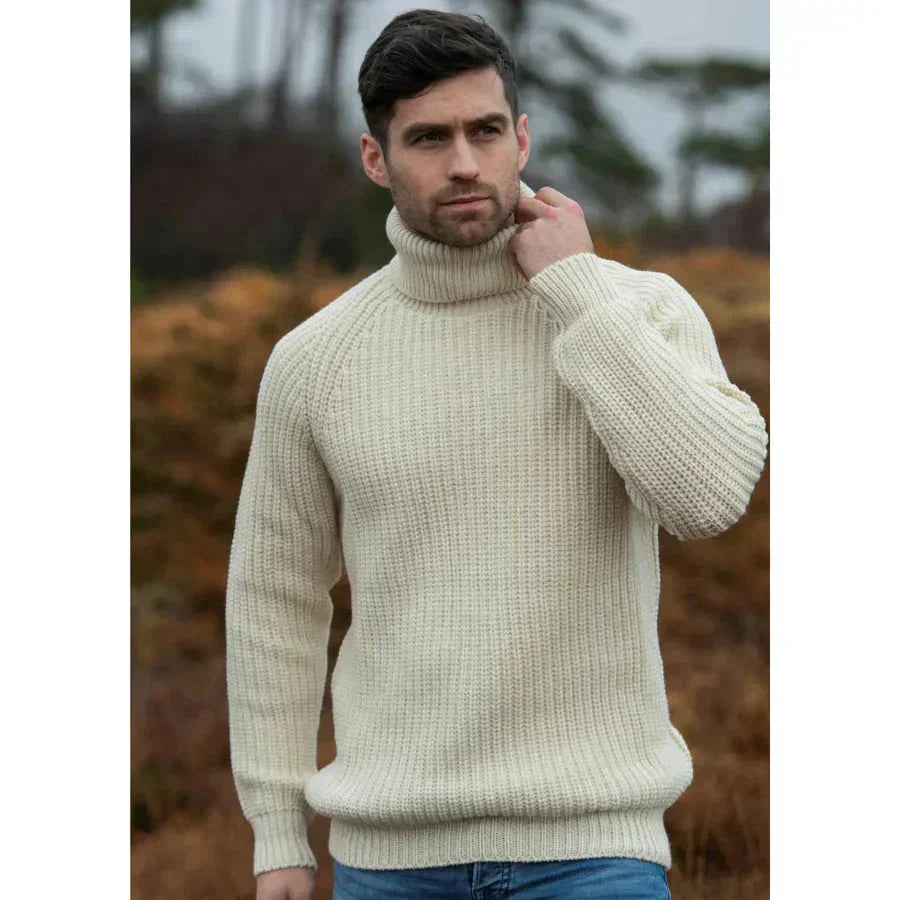 Benjamin | Herren Grobstrick Rollkragenpullover für den Winter - Elle Zürich