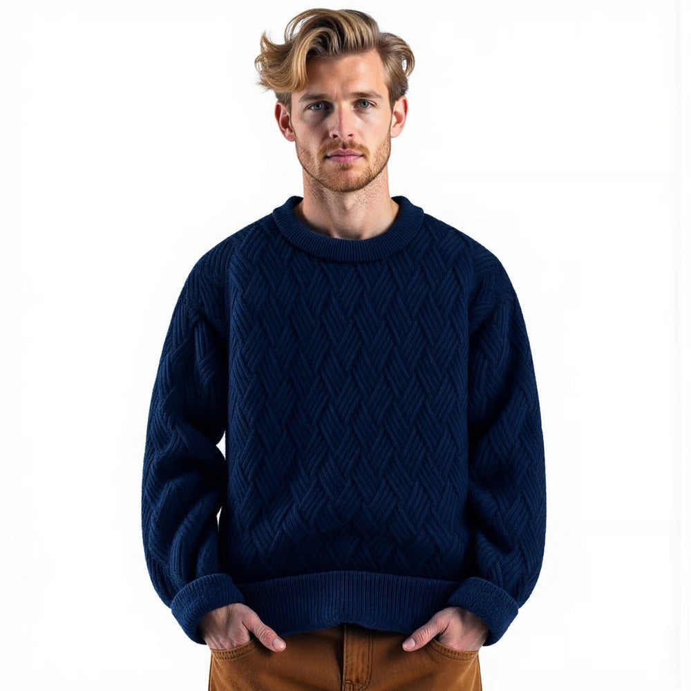 Wilfried | Herren Winterpullover mit Strukturstrick - Elle Zürich