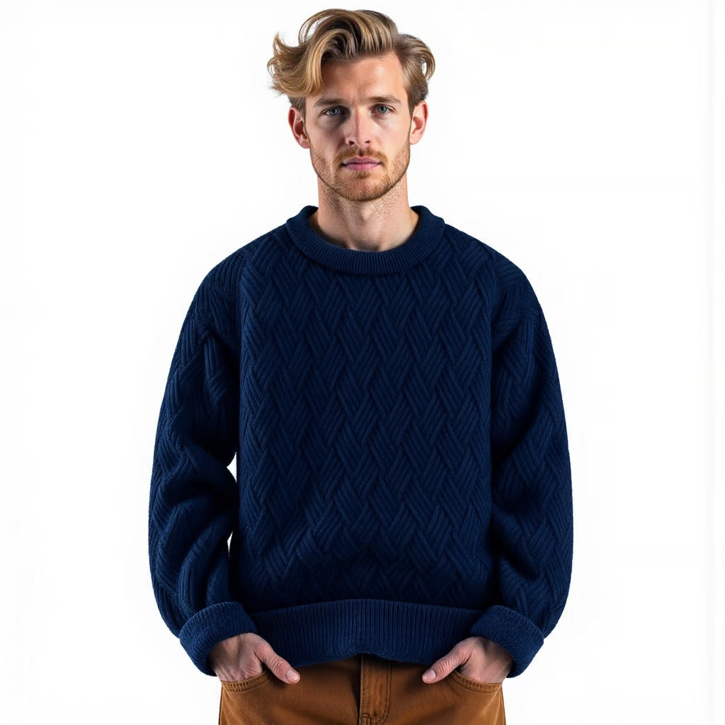 Wilfried | Herren Winterpullover mit Strukturstrick - Elle Zürich