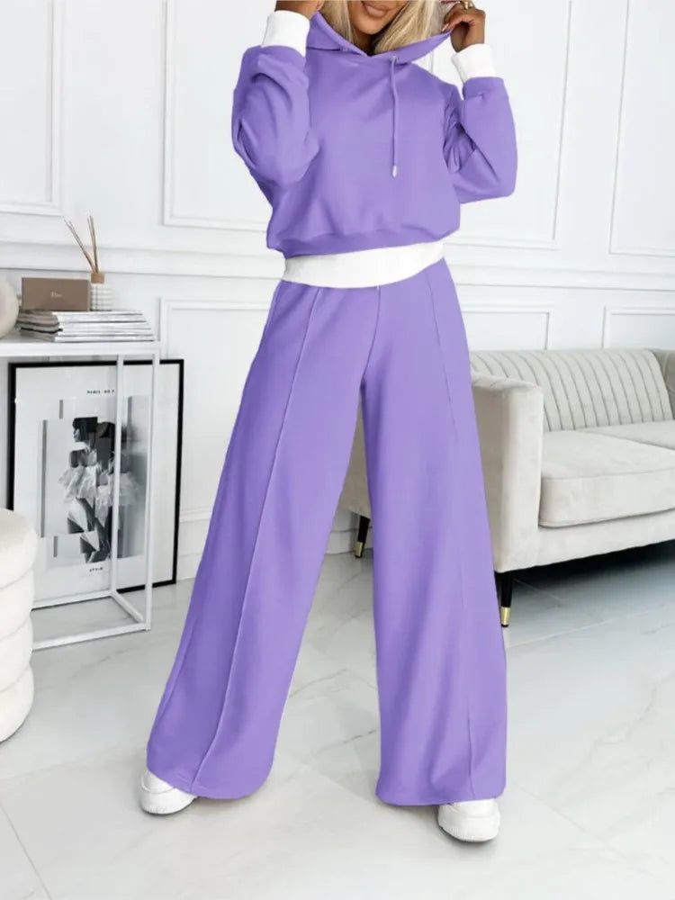 Frieda | Damen Lässiges Zweiteiliges Hoodie Set - Elle Zürich