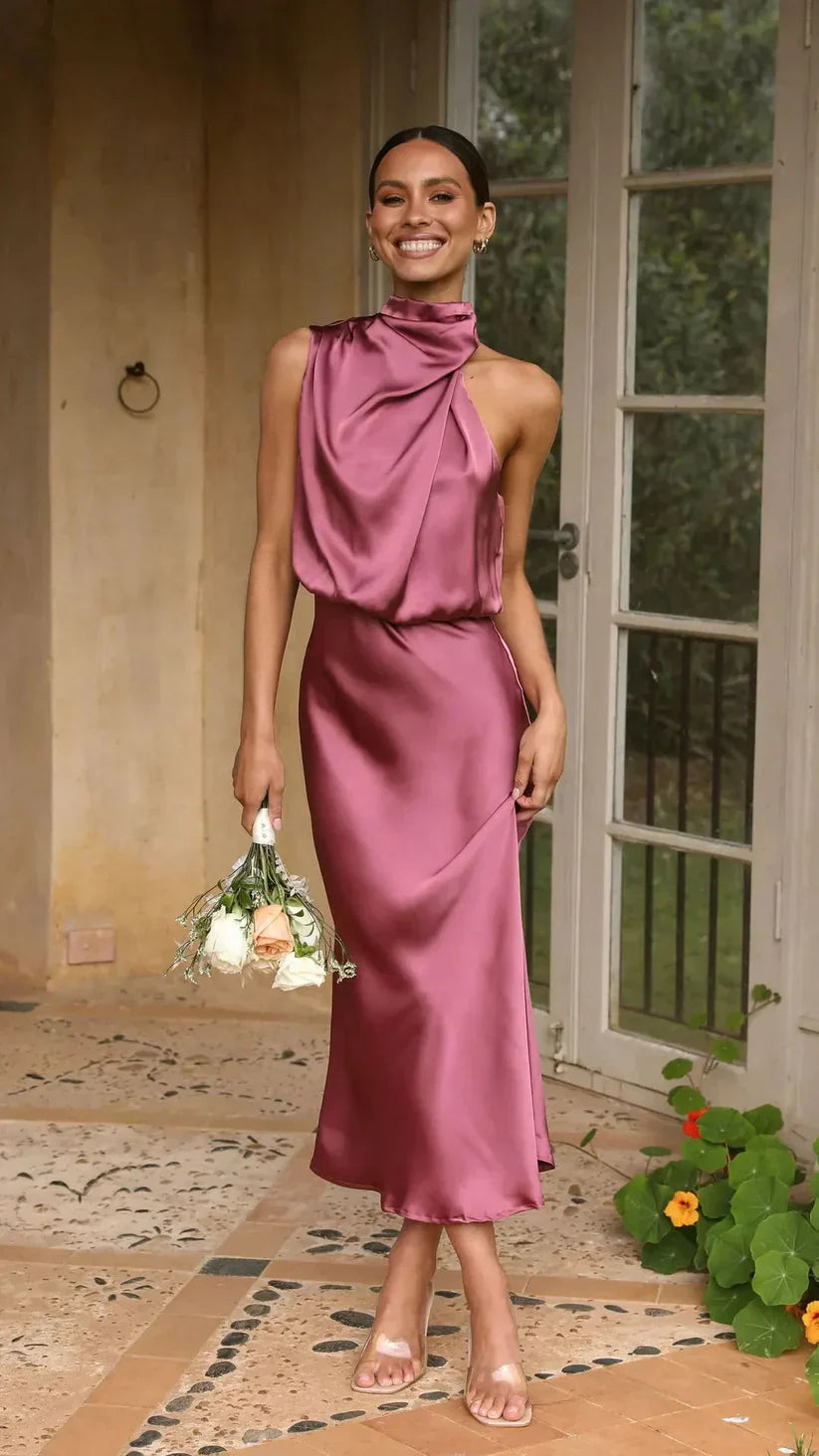 Helga | Elegantes Und Stilvolles Drapiertes Midikleid - Elle Zürich
