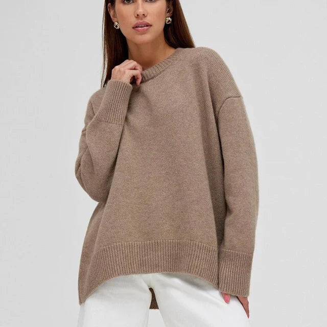 Leonie | Klassischer Damen-Kaschmirpullover - Elle Zürich