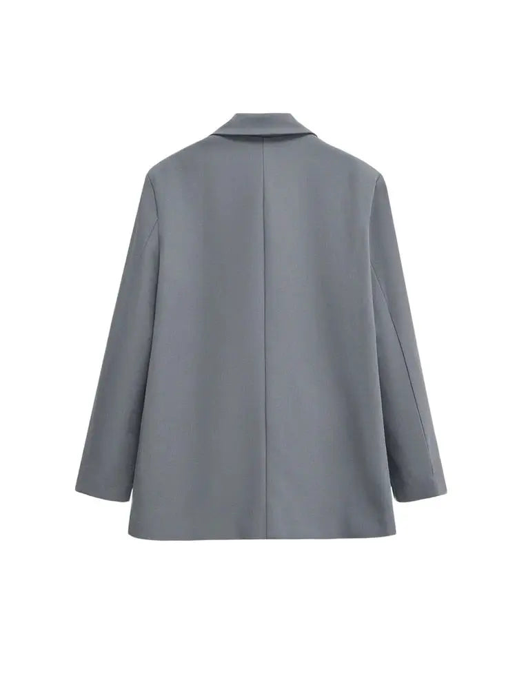 Monika | Bequemer Winterblazer für Damen mit Knöpfen und Taschen - Elle Zürich
