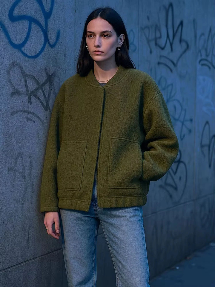Karin | Damen Winterjacke mit Knöpfen und lockerer Passform - Elle Zürich