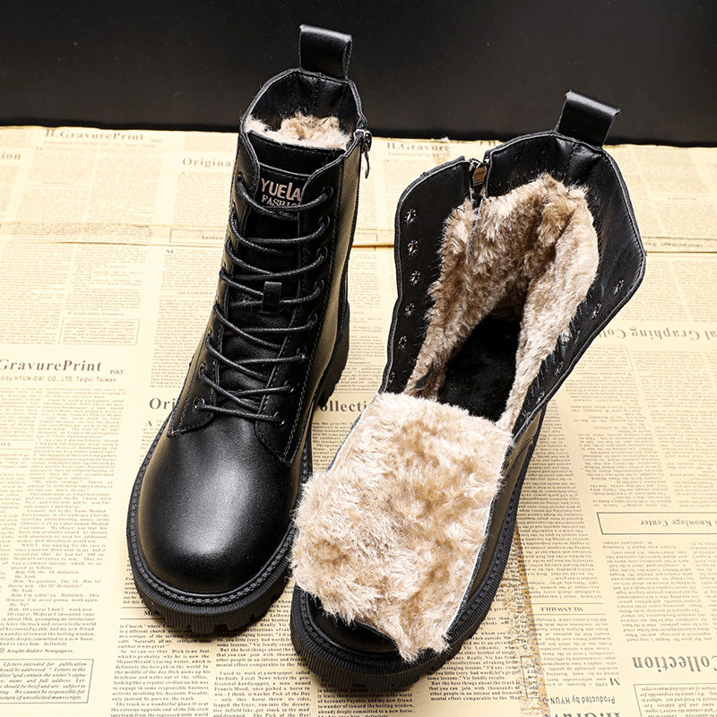 Anke | Stylische Schwarze Winterstiefel Damen - Elle Zürich