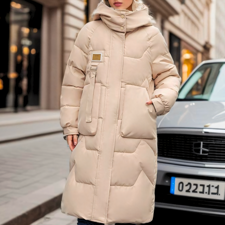 Alexa - Lange Pufferjas Voor Dames - Elle Zürich