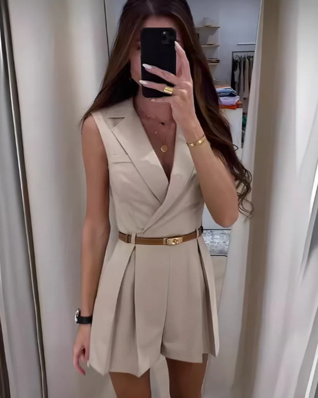 Tamara | Ärmelloser Blazer & Shorts Set Damen - Elle Zürich