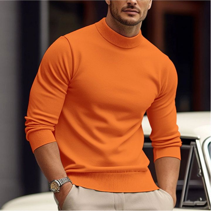 Joachim | Herren Slim Fit Stehkragen Pullover - Elle Zürich