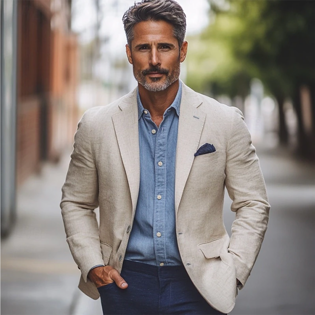 Stefan | Herren Winter Casual Blazer mit Knopf - Elle Zürich