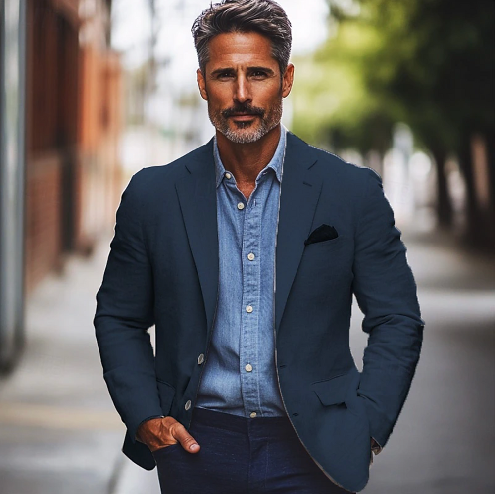 Stefan | Herren Winter Casual Blazer mit Knopf - Elle Zürich