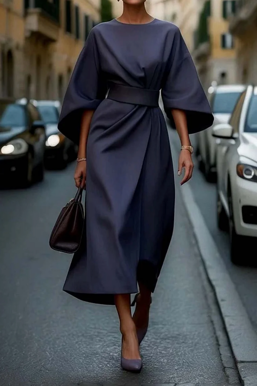 Gabriela | Stilvolles Elegantes Langkleid - Elle Zürich
