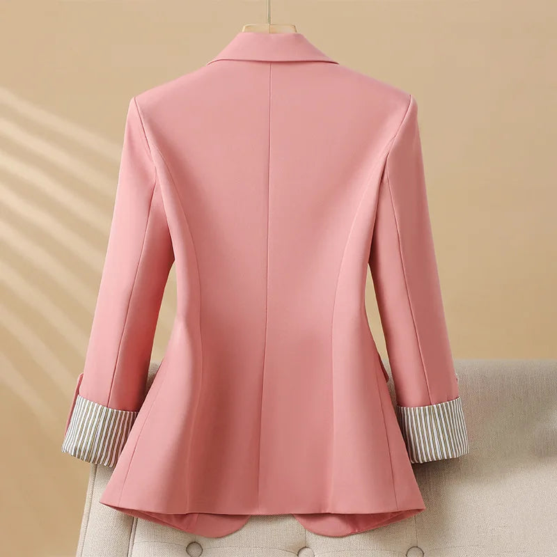 Marissa | Damen Winter Klassischer Blazer mit Knöpfen - Elle Zürich