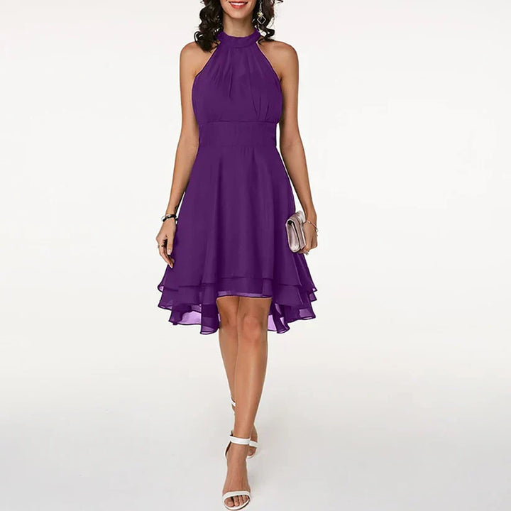 Katharina | Elegantes Neckholder-Kleid mit fließendem Schnitt