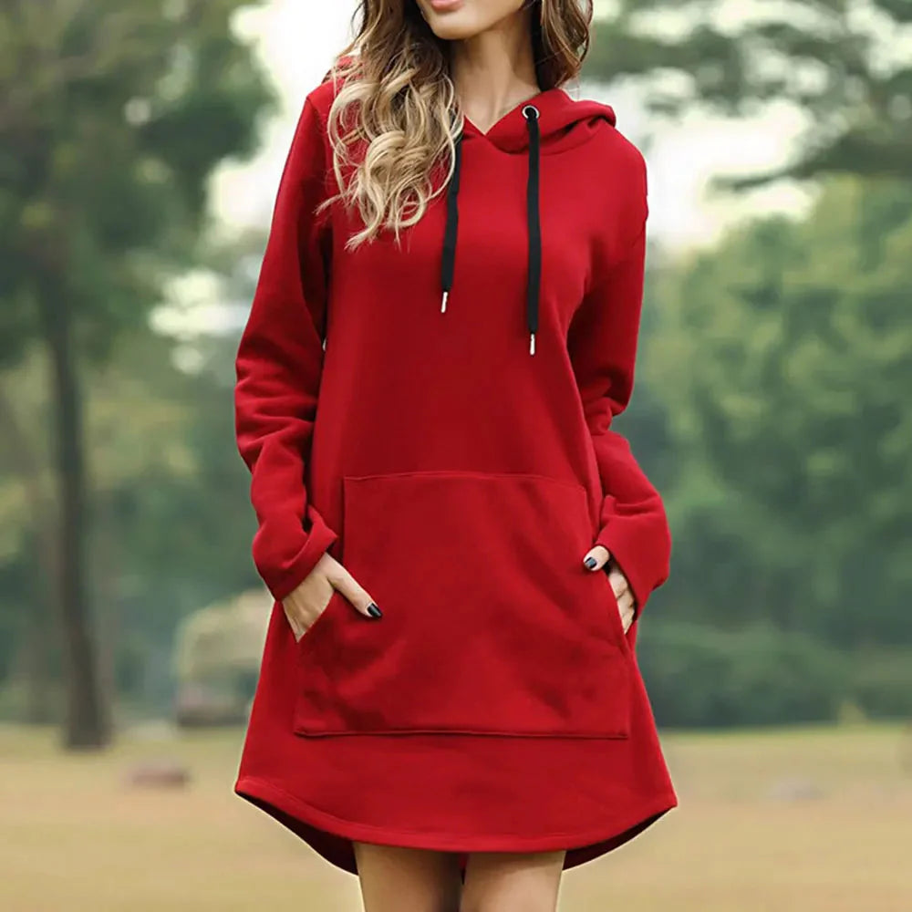 Kerstin | Langer Casual Kapuzenpullover Damen - Elle Zürich