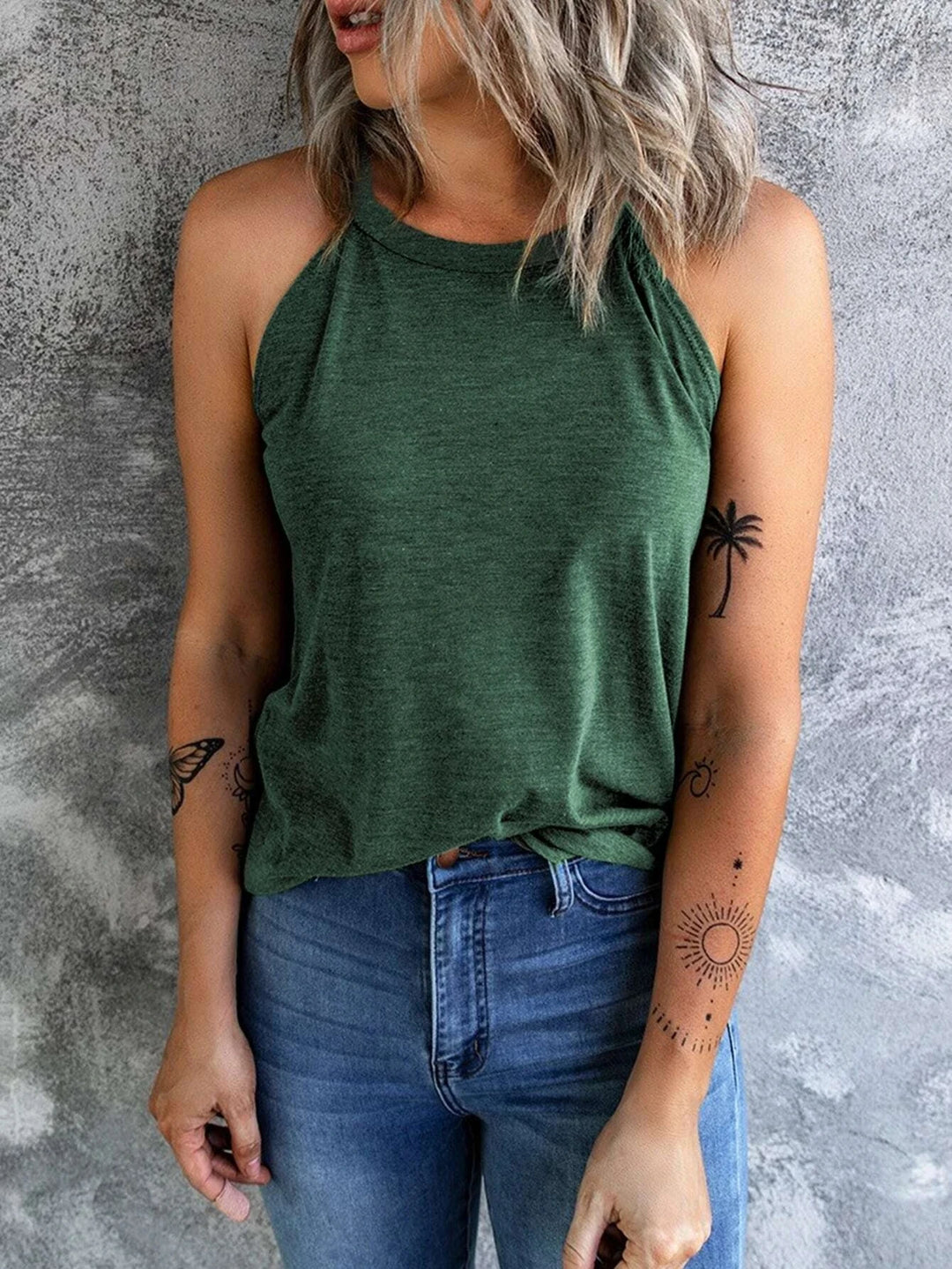 Magdalena | Damen Sommer-Freizeit-Tanktop ohne Ärmel - Elle Zürich