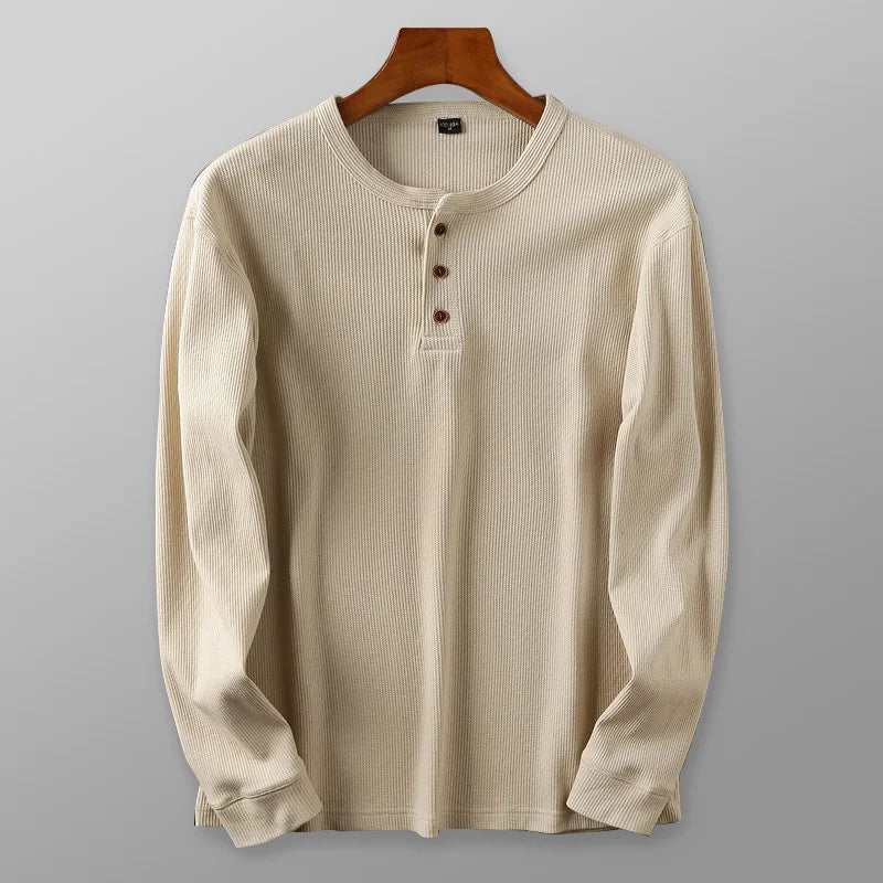 Emil | Herren Freizeit-Henleyshirt mit langen Ärmeln - Elle Zürich