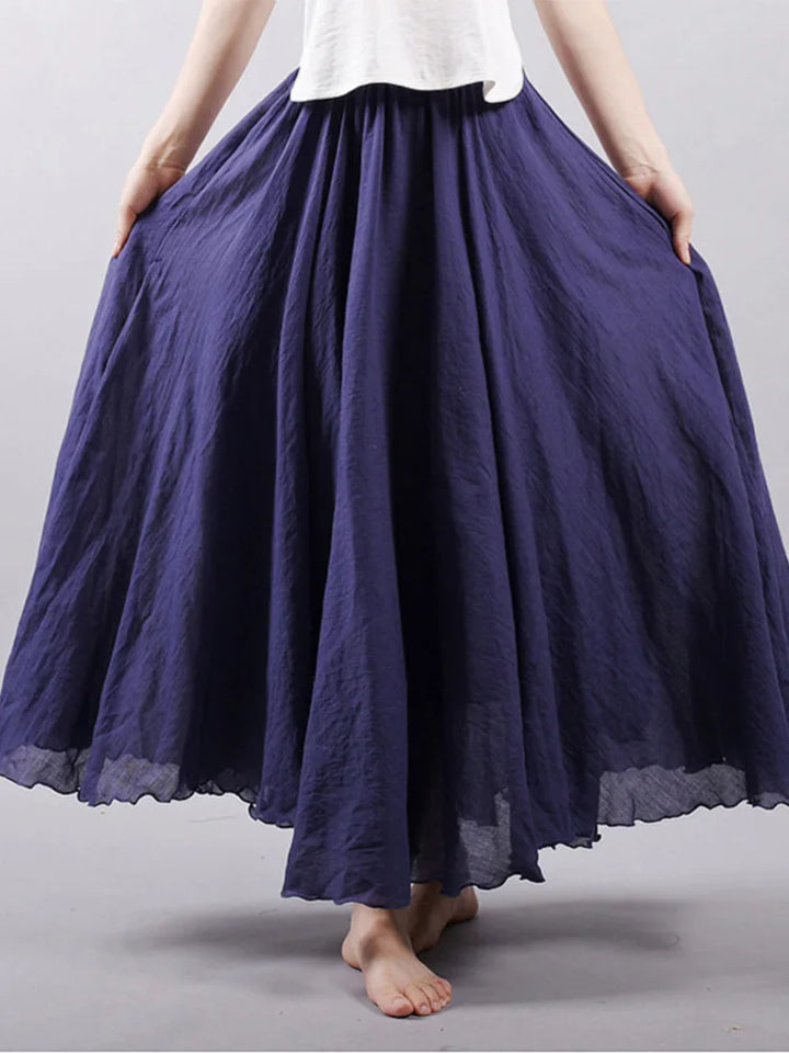 Petra | Luftiger Maxi-Rock mit Hoher Taille - Elle Zürich