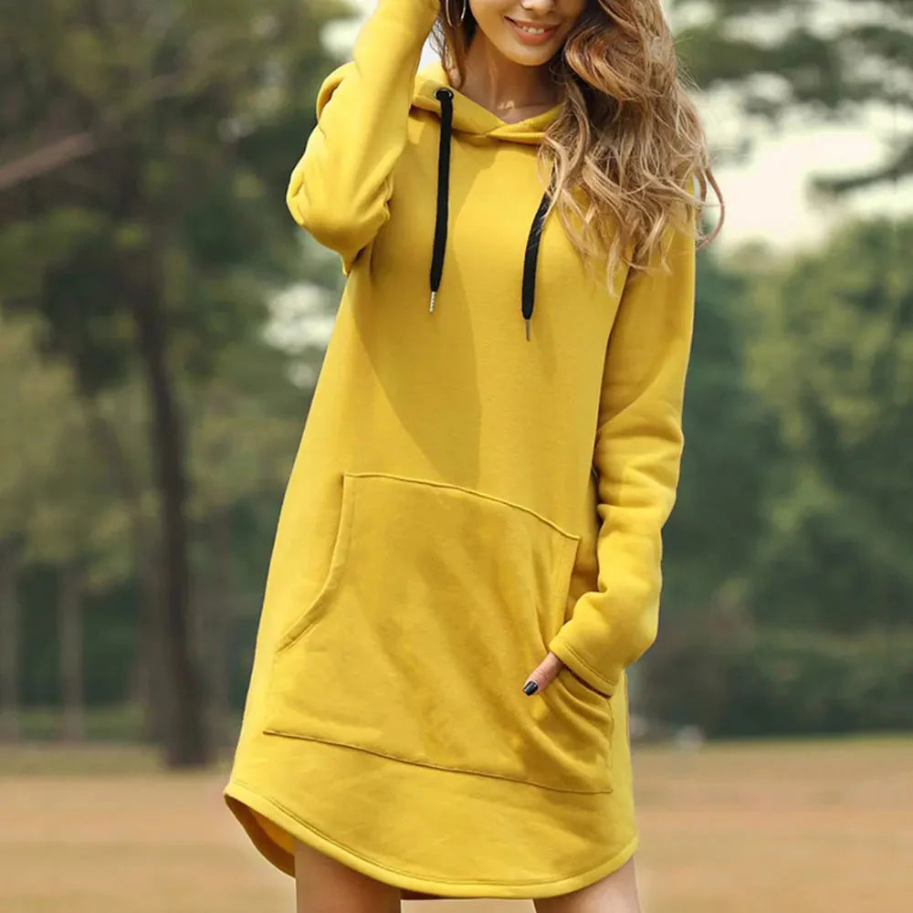 Kerstin | Langer Casual Kapuzenpullover Damen - Elle Zürich