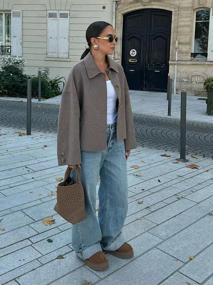 Jessica | Lässige Lockere Jacke Damen - Elle Zürich