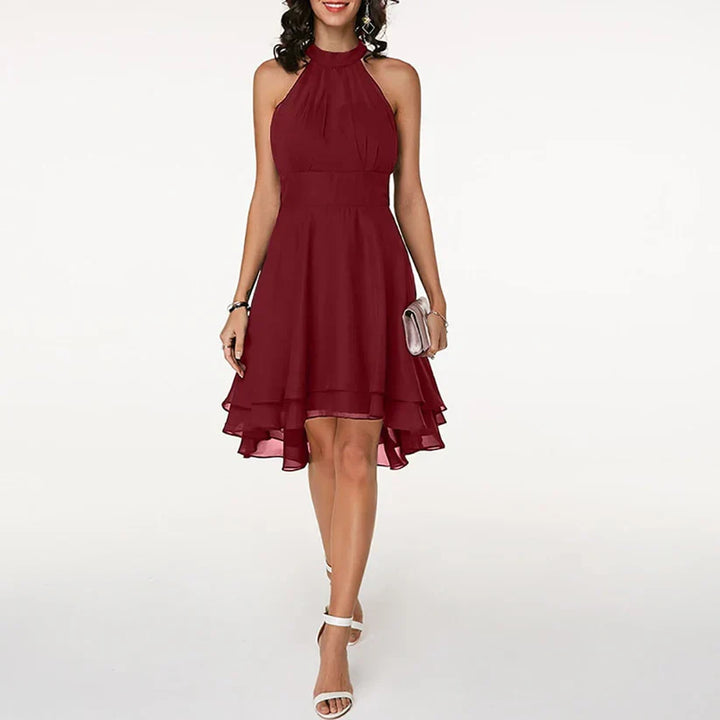 Katharina | Elegantes Neckholder-Kleid mit fließendem Schnitt