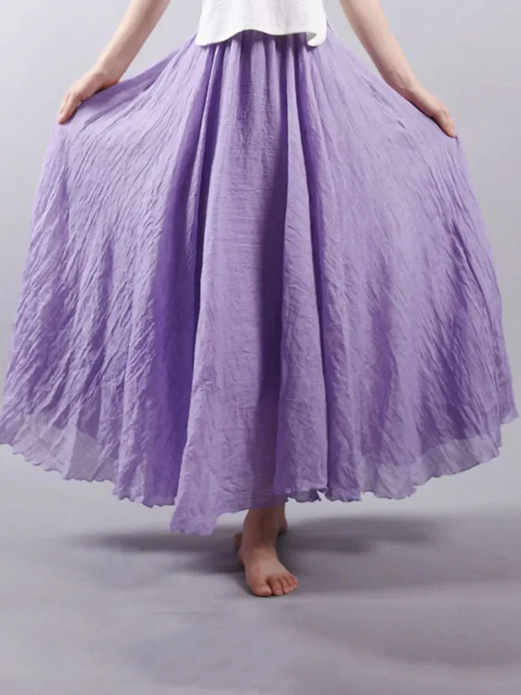 Petra | Luftiger Maxi-Rock mit Hoher Taille - Elle Zürich
