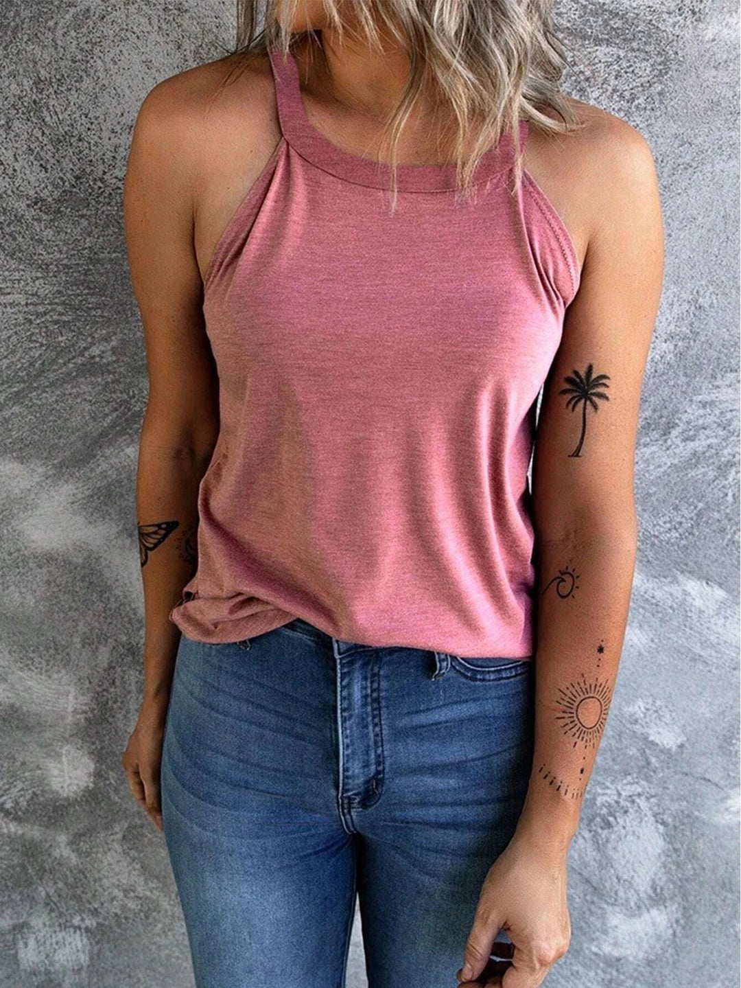 Magdalena | Damen Sommer-Freizeit-Tanktop ohne Ärmel - Elle Zürich