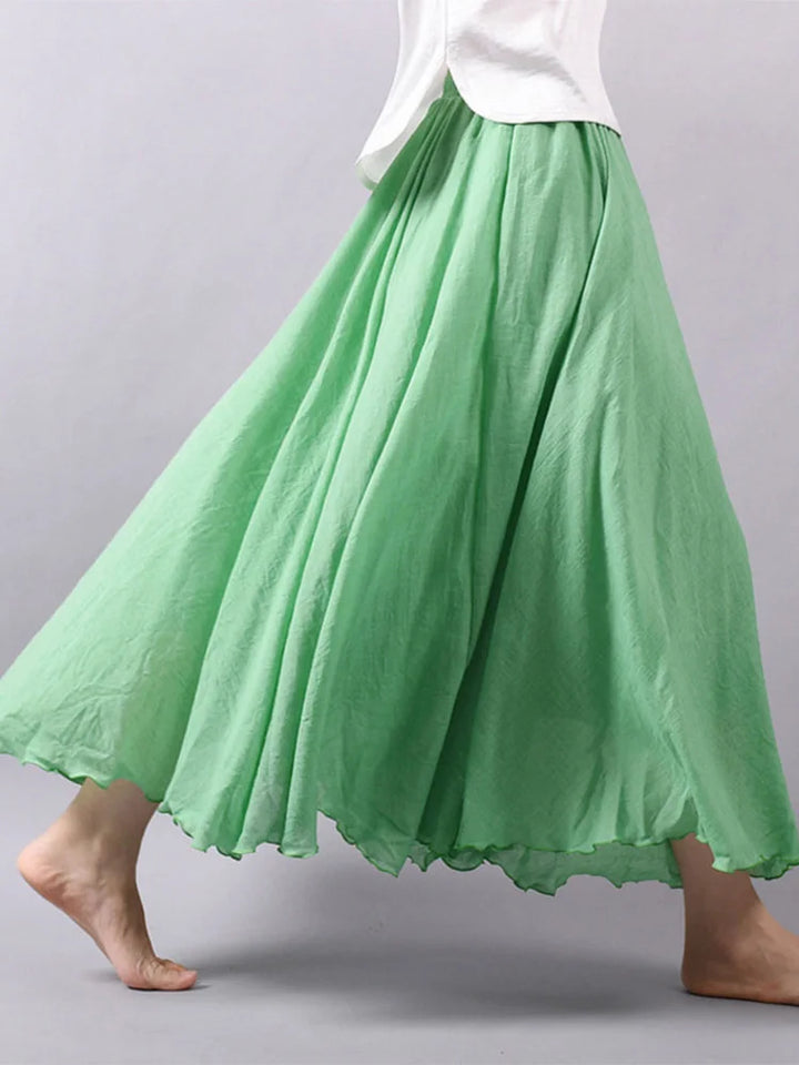 Petra | Luftiger Maxi-Rock mit Hoher Taille - Elle Zürich