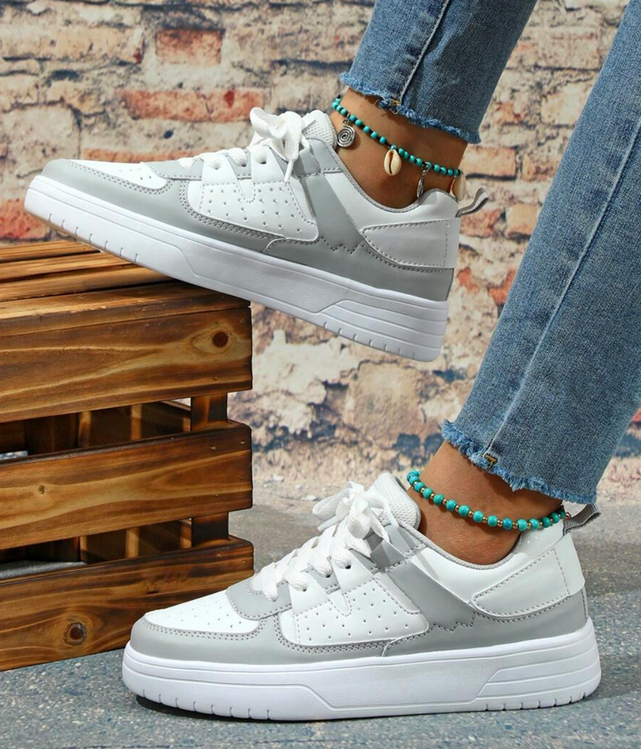 Eva | Damen Colorblock Pastell Freizeit Fashion Sneaker - Elle Zürich