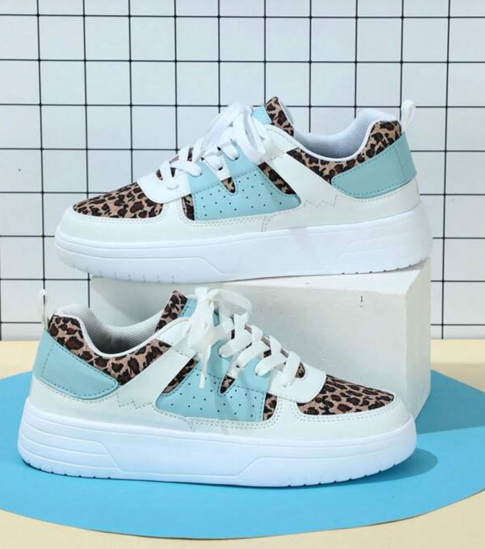 Eva | Damen Colorblock Pastell Freizeit Fashion Sneaker - Elle Zürich