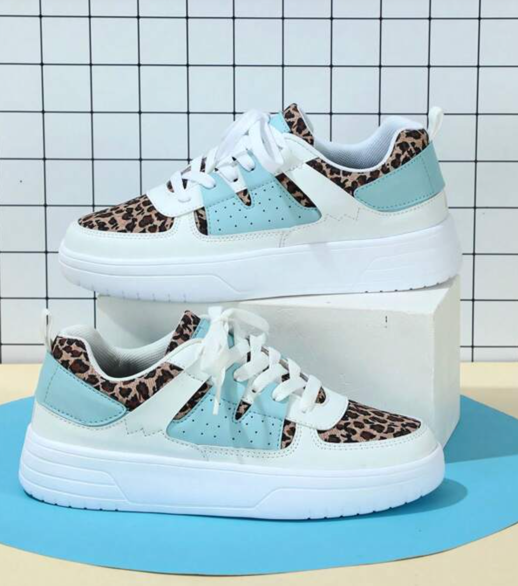 Eva | Damen Colorblock Pastell Freizeit Fashion Sneaker - Elle Zürich