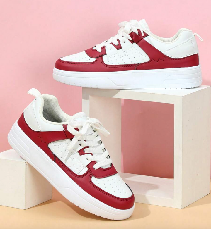 Eva | Damen Colorblock Pastell Freizeit Fashion Sneaker - Elle Zürich