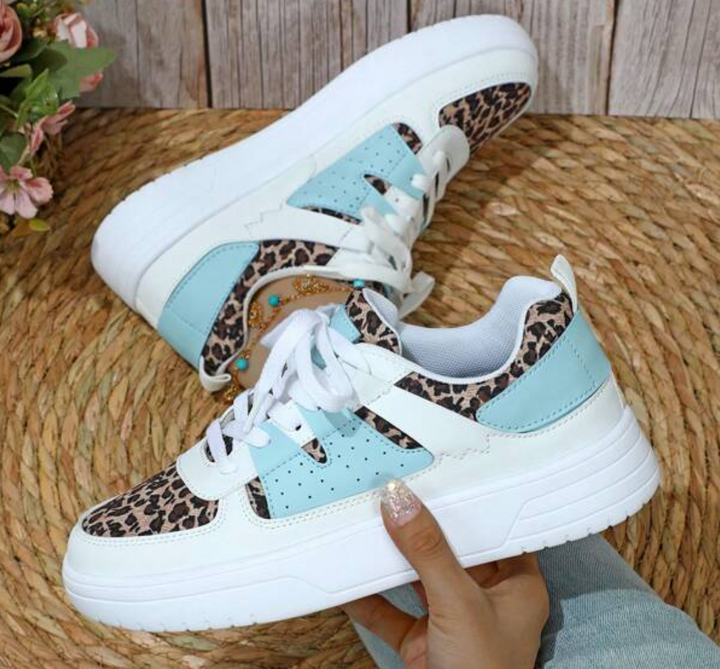Eva | Damen Colorblock Pastell Freizeit Fashion Sneaker - Elle Zürich