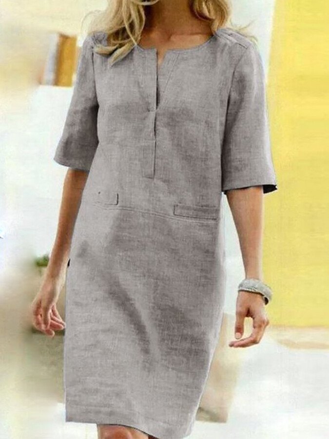Daniela | Stylisches Kleid mit Kurzen Ärmeln - Elle Zürich