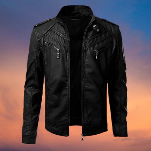 Georg | Herren Slim Fit Kunstlederjacke - Elle Zürich
