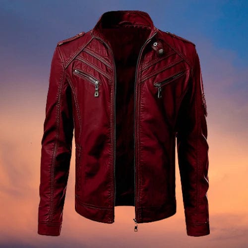 Georg | Herren Slim Fit Kunstlederjacke - Elle Zürich