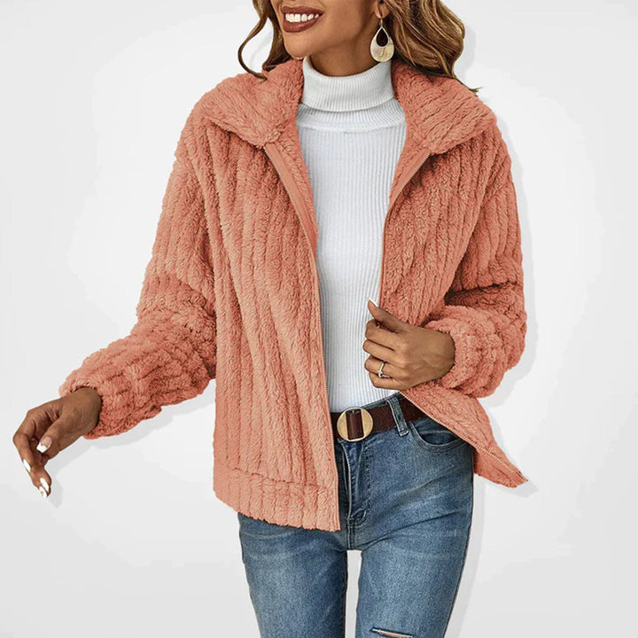 Karin | Stylische Flauschige Jacke Für Damen - Elle Zürich