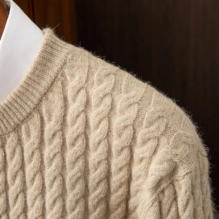 Werner | Herren Freizeit Winterpullover mit gestreiften Ärmeln - Elle Zürich