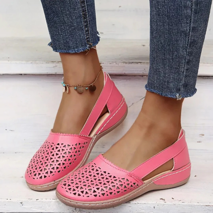 Pauline | Damen Cutout Ballerinas mit Flexibler Sohle - Elle Zürich