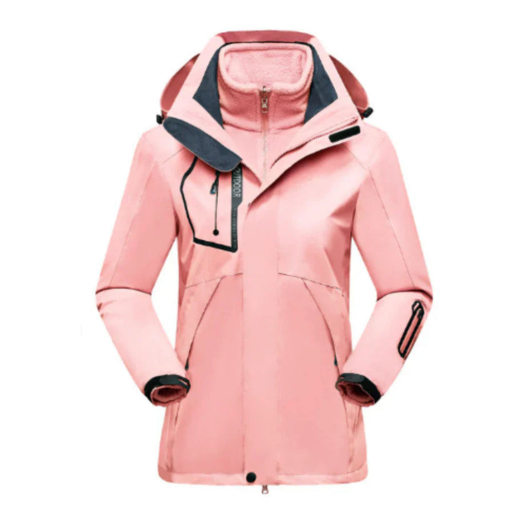 Claudia | Damen Wasserdichte Winterjacke mit Kapuze - Elle Zürich